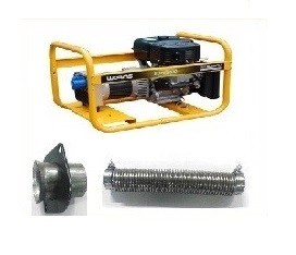 Flexible à colliers et kit d'adaptation d'échappement pour WORMS EXPERT 6510