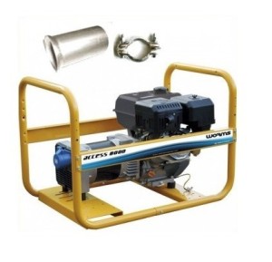 Flexible à colliers et kit d'adaptation d'échappement pour WORMS ACCESS 8000
