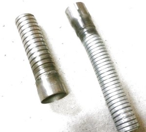 Gaine flexible acier pour groupe électrogène