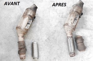 Echange standard tresse sur FAP ou catalyseur